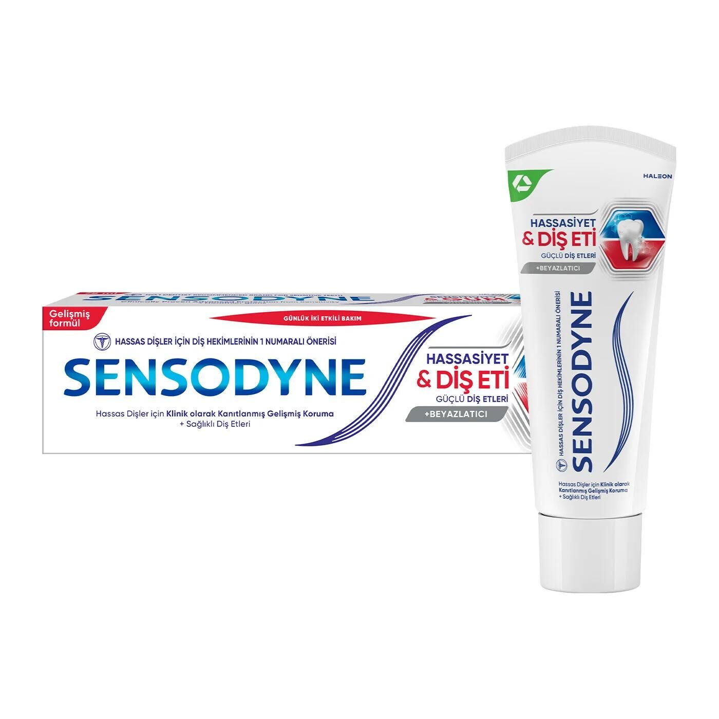 Sensodyne Hassasiyet ve Diş Eti Beyazlatıcı Diş Macunu 75 ml