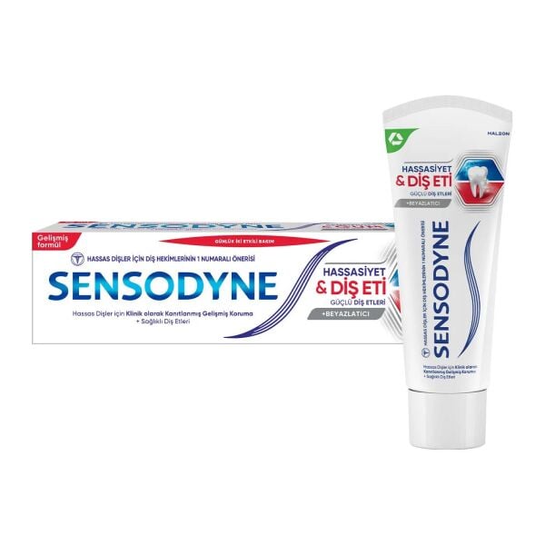 Sensodyne Hassasiyet ve Diş Eti Beyazlatıcı Diş Macunu 75 ml
