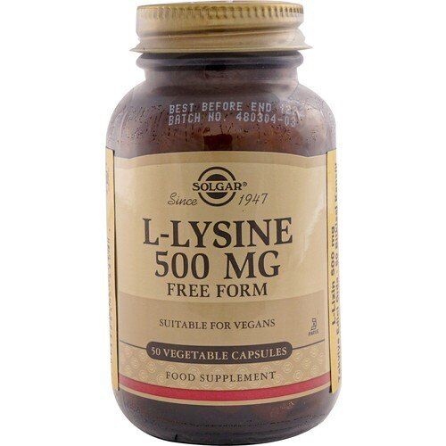 Solgar L-Lysine 500 mg 50 Kapsül
