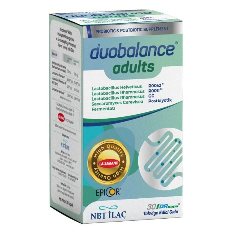 NBT İlaç Duobalance Adults 30 Kapsül