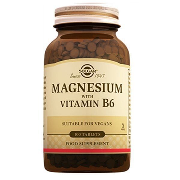 Solgar Magnesium with Vitamin B6 100 Tablet