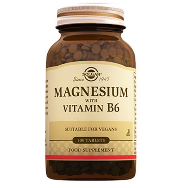 Solgar Magnesium with Vitamin B6 100 Tablet