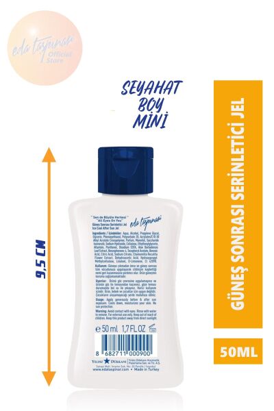 Eda Taşpınar Seyahat Boy Güneş Sonrası Serinletici Gel Mini 50 ml
