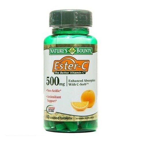 Nature's Bounty Ester C 500 mg 60 Tablet
