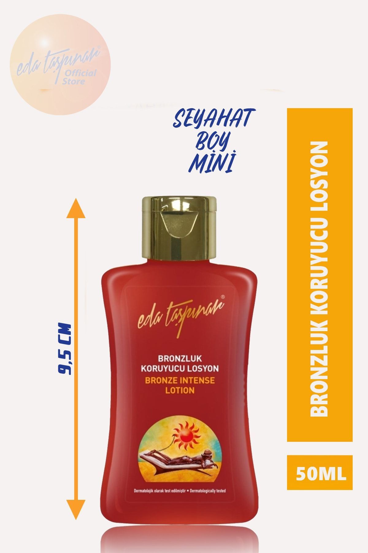 Eda Taşpınar Seyahat Boy Mini  50 Ml - Bronzluk Koruyucu Losyon