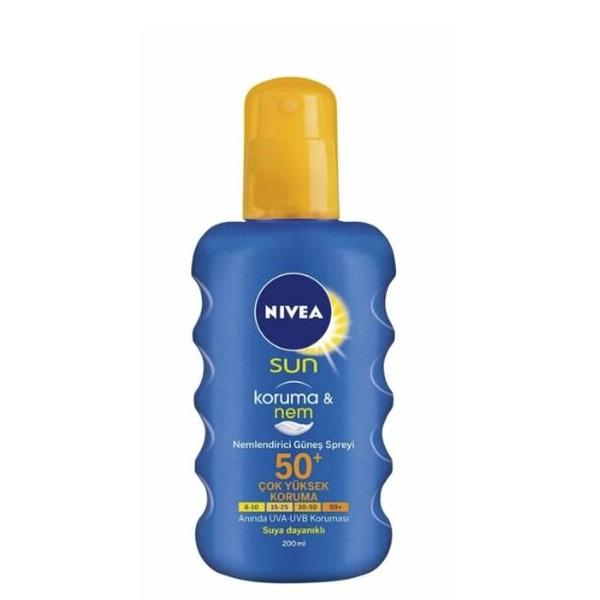Nivea Sun Koruma  Nem Nemlendirici Güneş Spreyi SPF50+ 200 ml