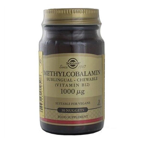Solgar Methylcobalamin (B12) 1000 mcg 30 Dilaltı Tablet