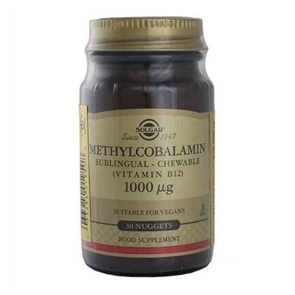 Solgar Methylcobalamin (B12) 1000 mcg 30 Dilaltı Tablet