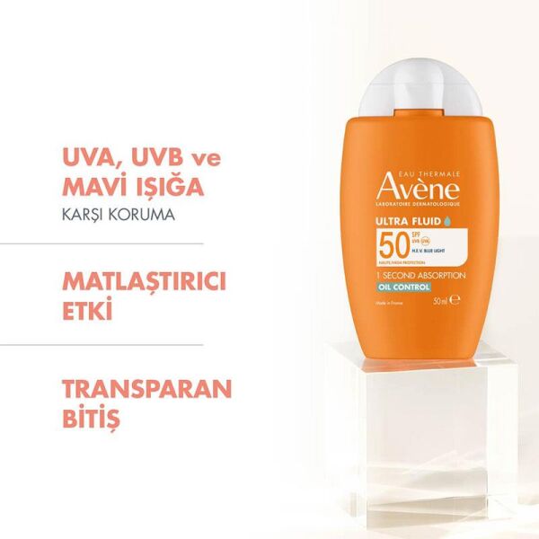 Avene Solaire Ultra Fluide Oil Control Spf 50 50 ml