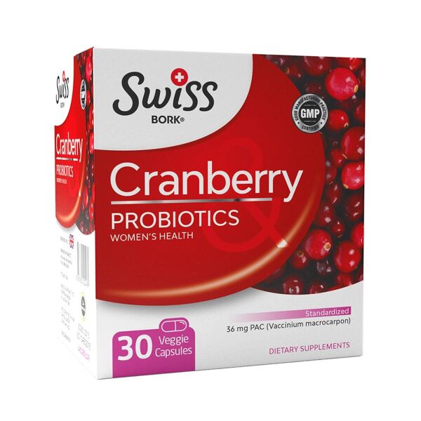 Swiss Bork Cranberry Probiotics 30 Kapsül