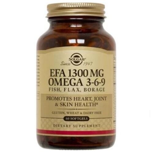 Solgar Omega 3-6-9 EFA 1300 mg 60 Kapsül