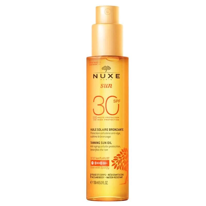 Nuxe Sun Huile Solaire SPF30 150ml Bronzlaştırıcı Yüz ve Vücut Yağı
