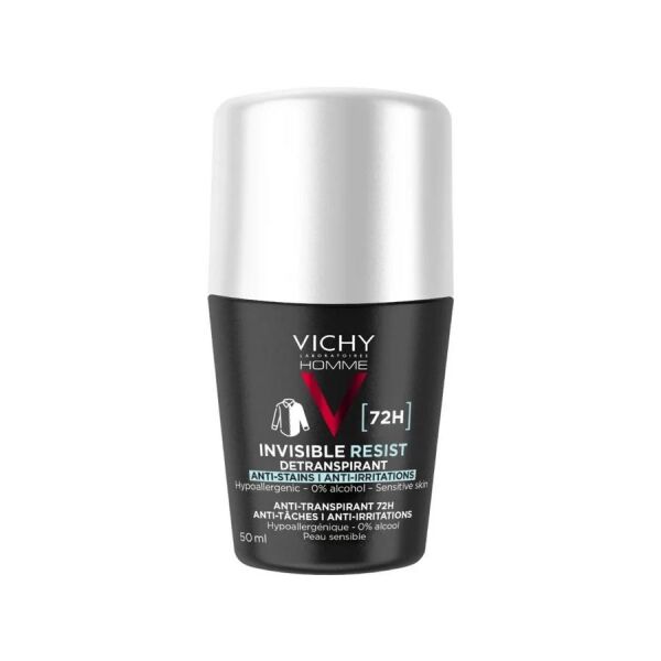 Vichy Deo Rollon Homme Invisible Resist Erkek 72 Saat Etkili İz Karşıtı 50ml