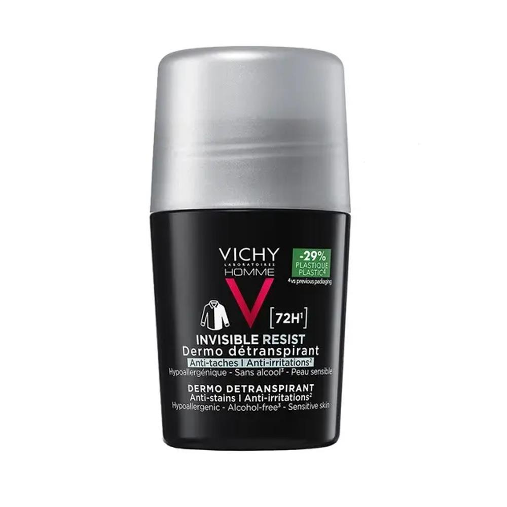 Vichy Deo Rollon Homme Invisible Resist Erkek 72 Saat Etkili İz Karşıtı 50ml