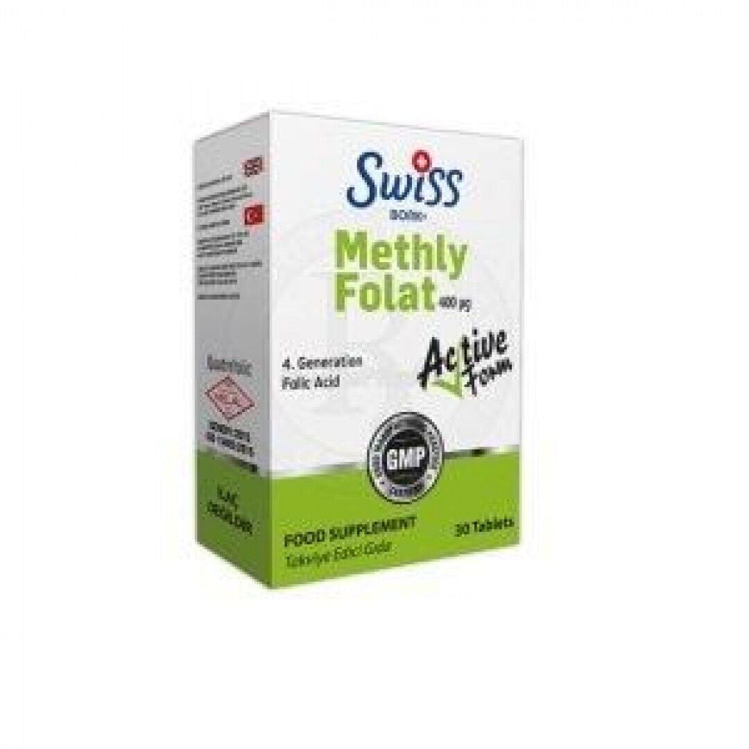 Swiss Bork Methyl Folat 30 Tablet