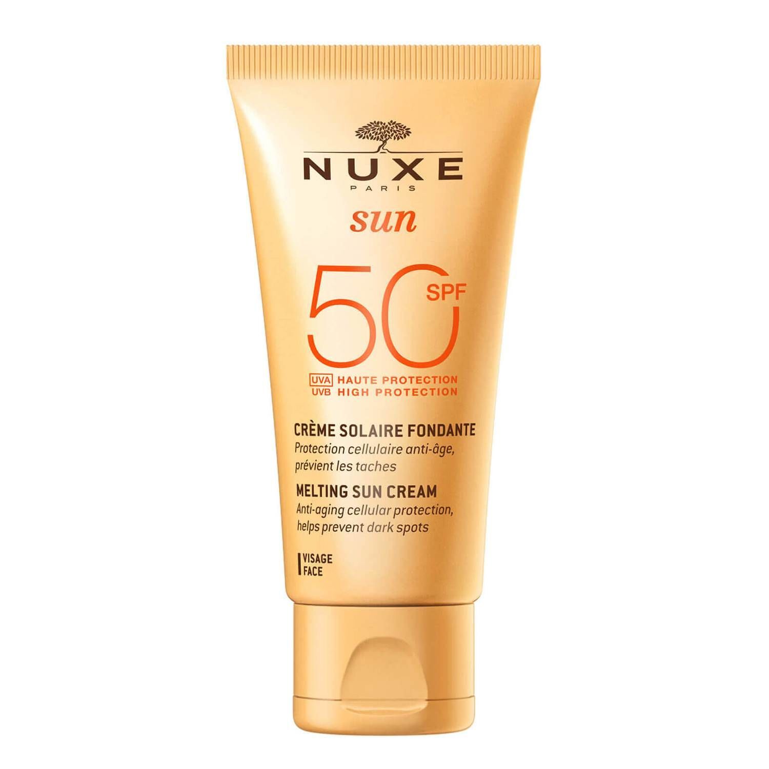 Nuxe Sun Creme Fondante Visage Haute Protection Spf50 50ml