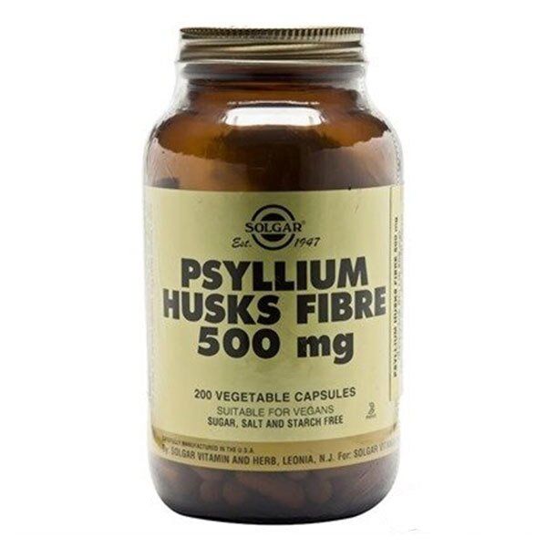 Solgar Psyllium Husks Fibre 500 mg 200 Kapsül