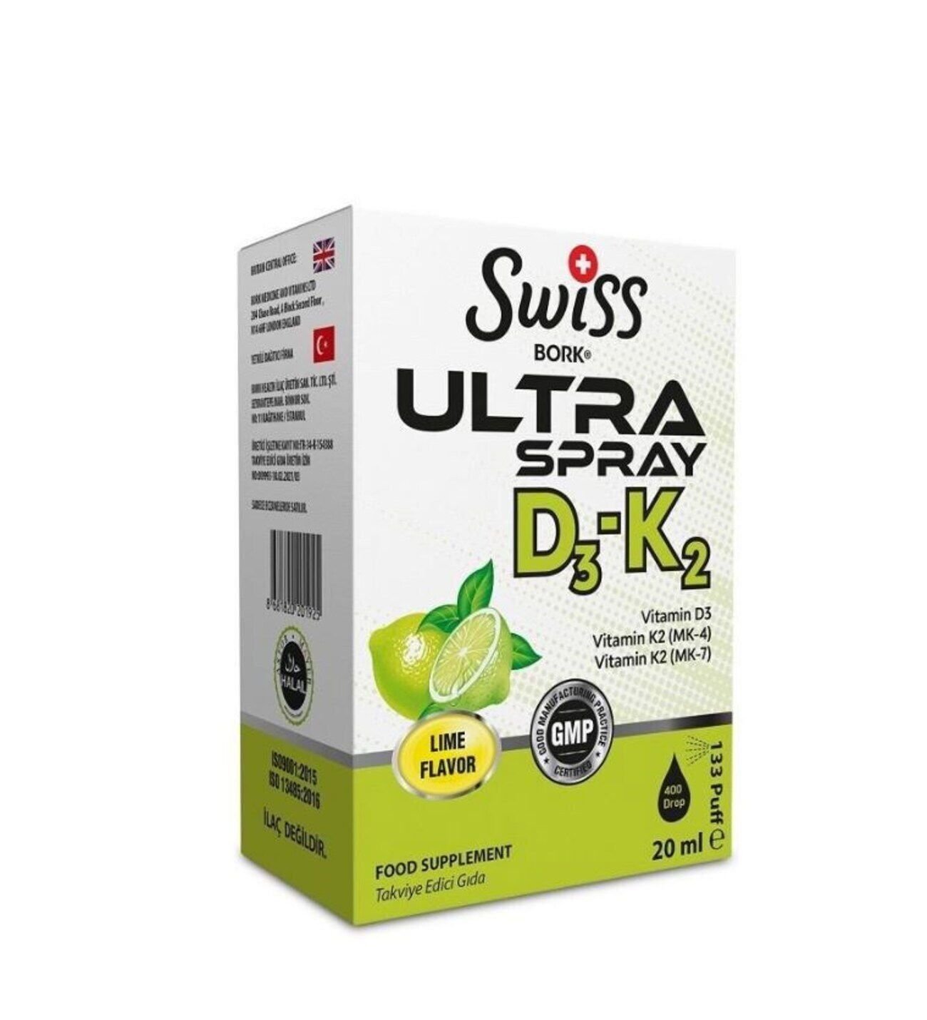 Swiss Bork Ultra D3-K2 Sprey 20 ml