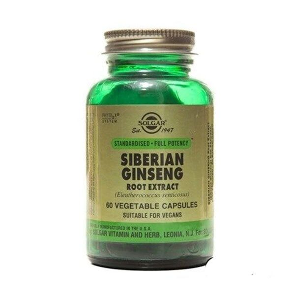 Solgar Siberian Ginseng Root Extract 60 Kapsül