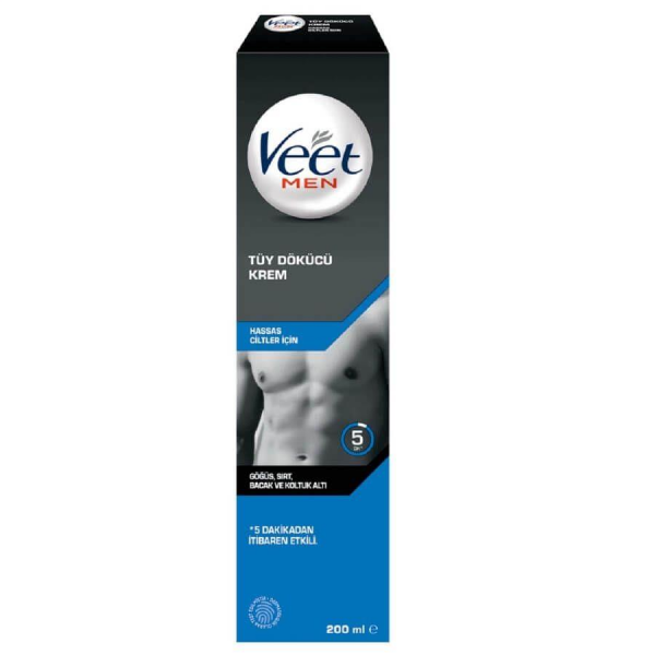 Veet Men Tüy Dökücü Krem Hassas Ciltler 200 ml
