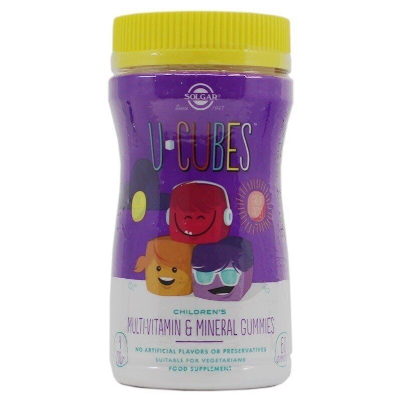 Solgar U-Cubes Multi-Vitamin & Mineral 60 Gummies