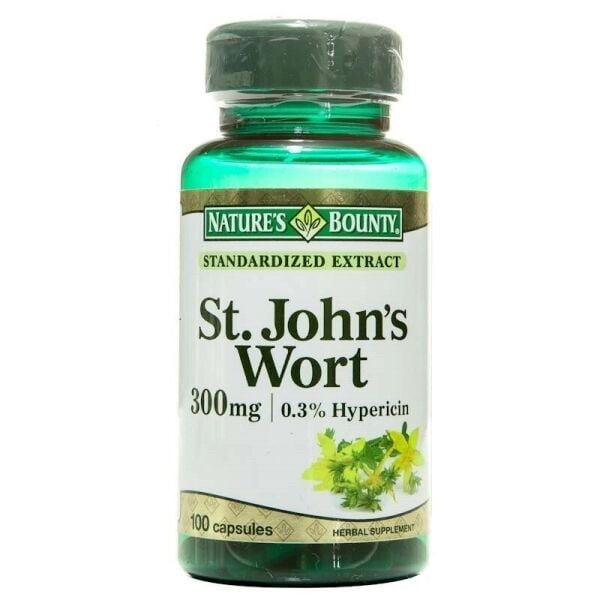 Nature's Bounty St. John's Wort 300 mg 100 Kapsül