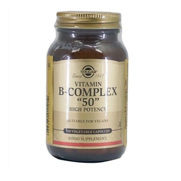 Solgar Vitamin B-Complex 50 100 Kapsül