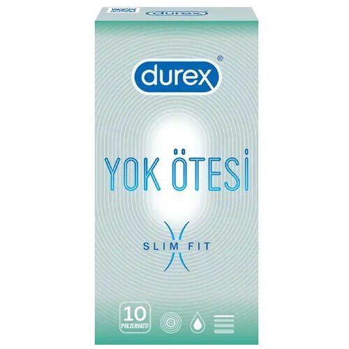 Durex Yok Ötesi Slim Fit Prezervatif 10 lu