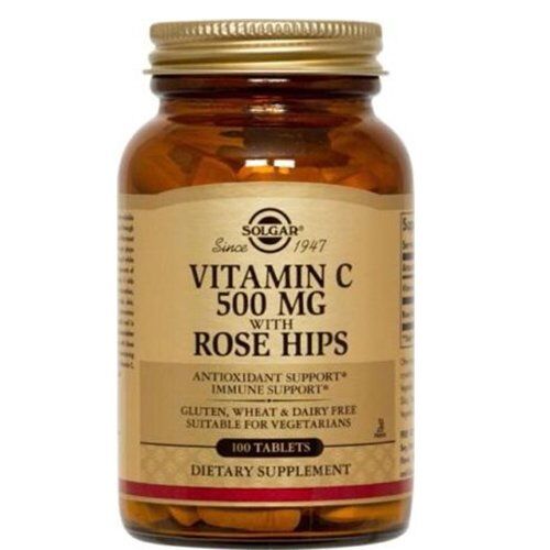 Solgar Vitamin C 500 mg Rose Hips 100 Tablet