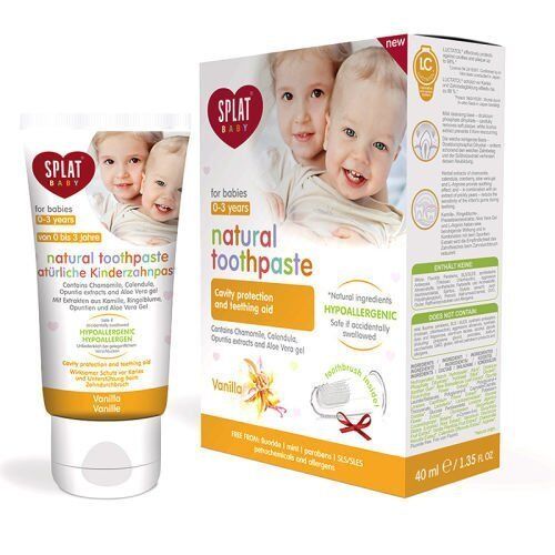 Splat Junior Çocuk Diş Macunu Vanilyalı 0-3 40ml