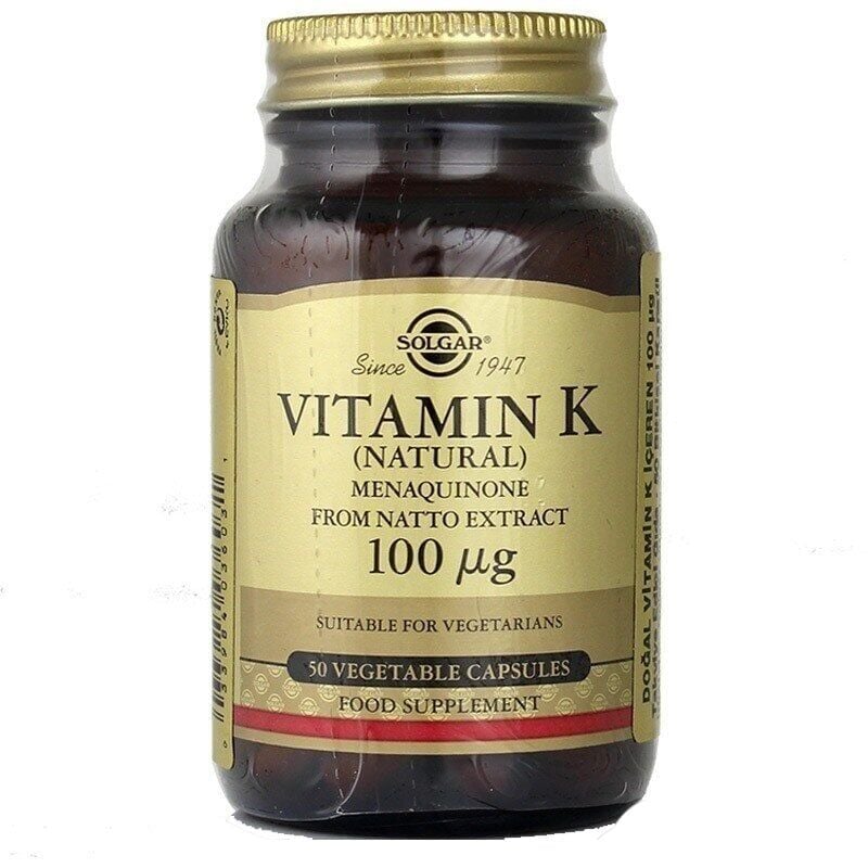 Solgar Vitamin K2 100 mcg 50 Kapsül