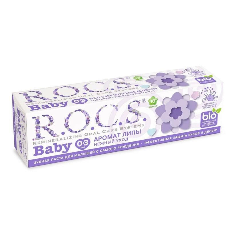 ROCS Baby 0-3 Yaş Arası Yutulabilir Diş Macunu - Ihlamur