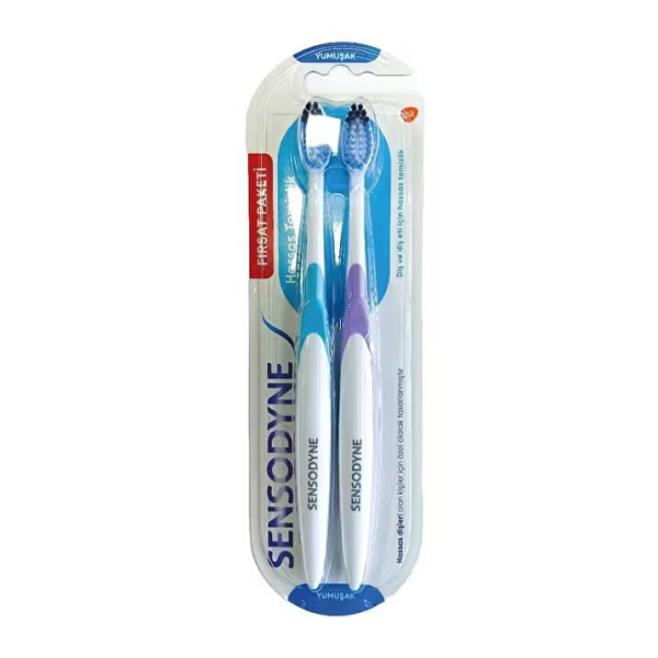 Sensodyne Hassas Temizlik Yumuşak 1+1 Diş Fırçası