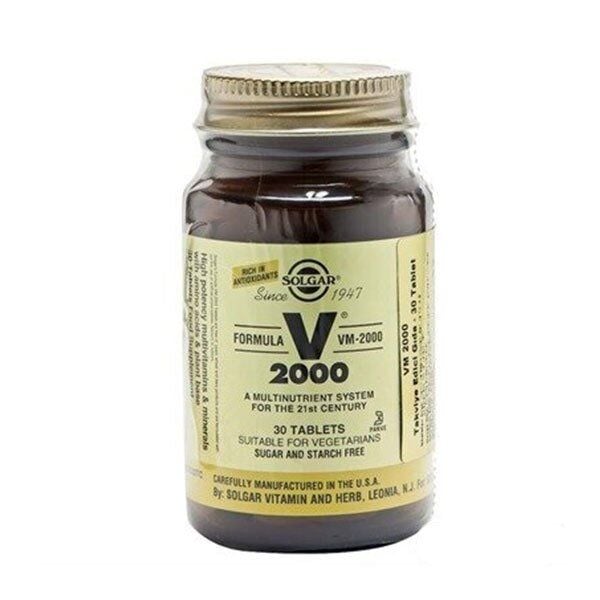 Solgar VM 2000 Multi Vitamin 30 Tablet