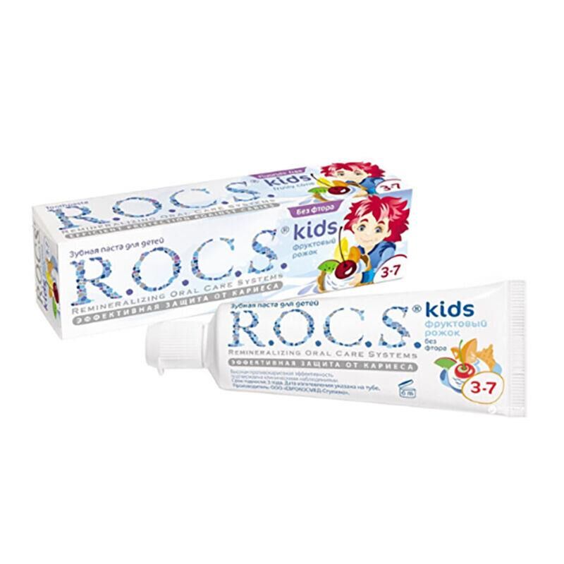 ROCS Kids Meyve Külahlı Diş Macunu 3-7 yaş