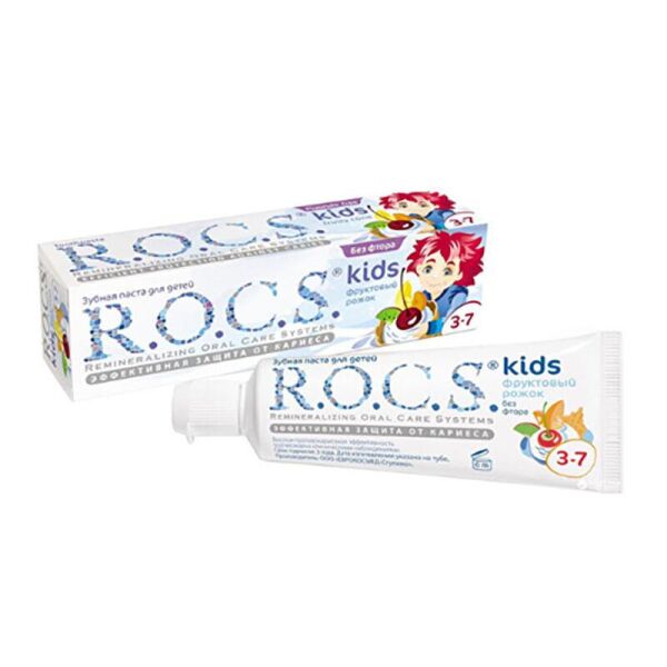 ROCS Kids Meyve Külahlı Diş Macunu 3-7 yaş