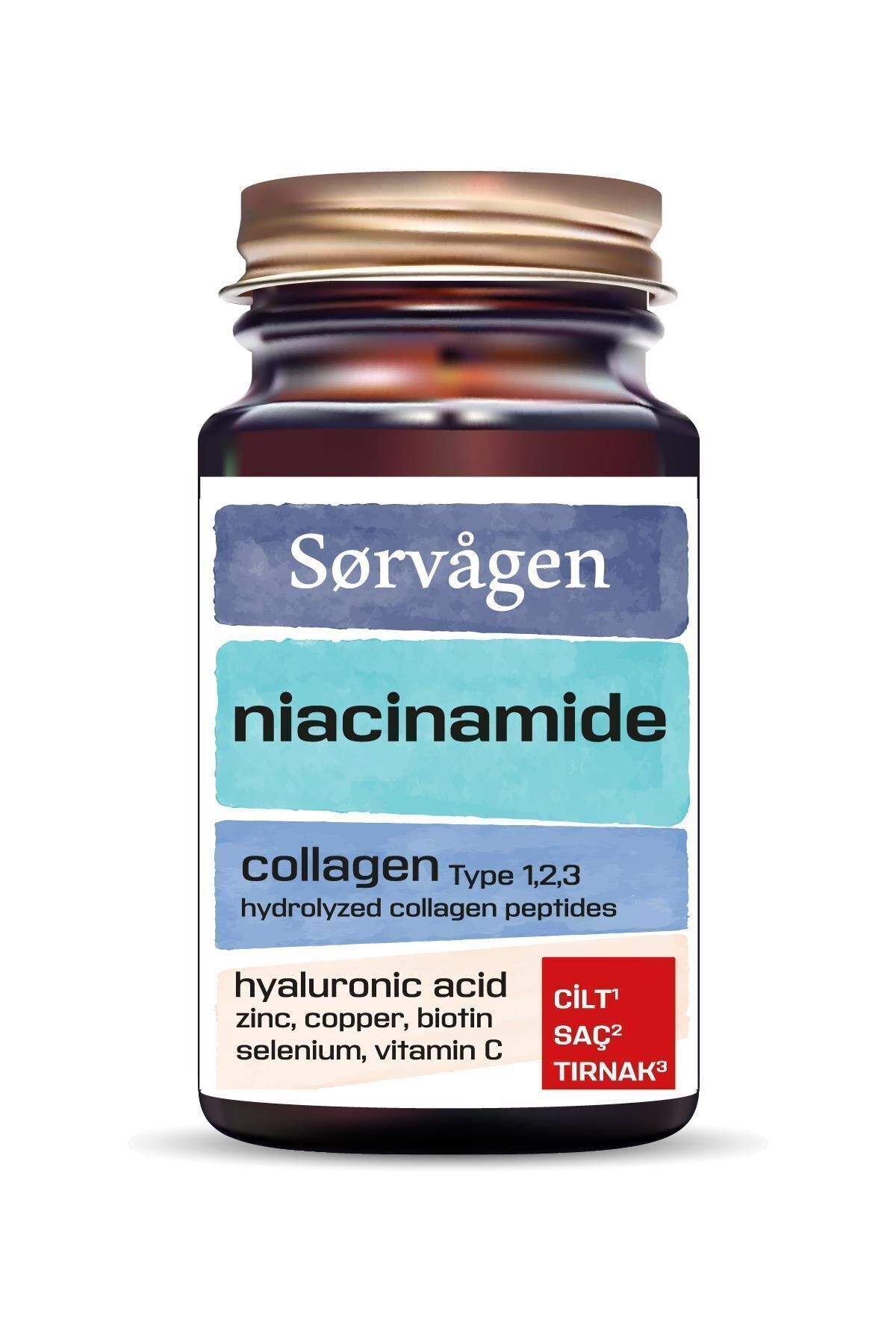 Sorvagen Niacinamide Collagen / Kolajen Hyaluronic Acid Tablet