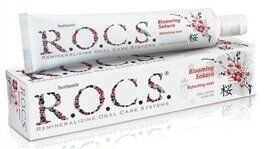 ROCS Sakura Kanayan Dişetleri İçin Japon Sakura Çiçeği Özlü Diş Macunu
