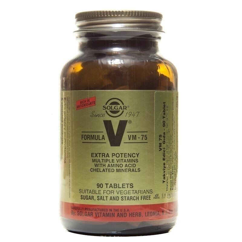 Solgar VM 75 Multi Vitamin 90 Tablet
