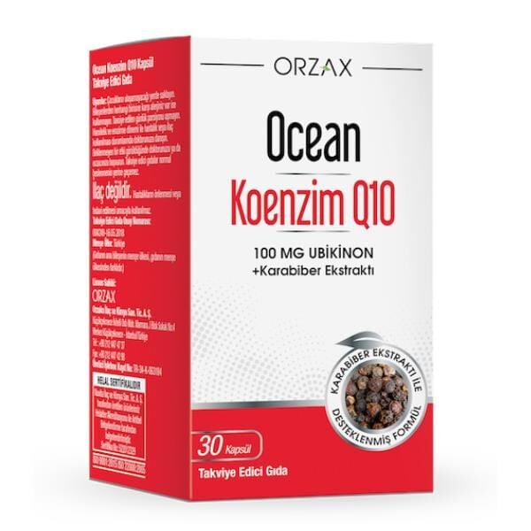 Ocean Coenzyme Q10 100mg 30 Kapsül