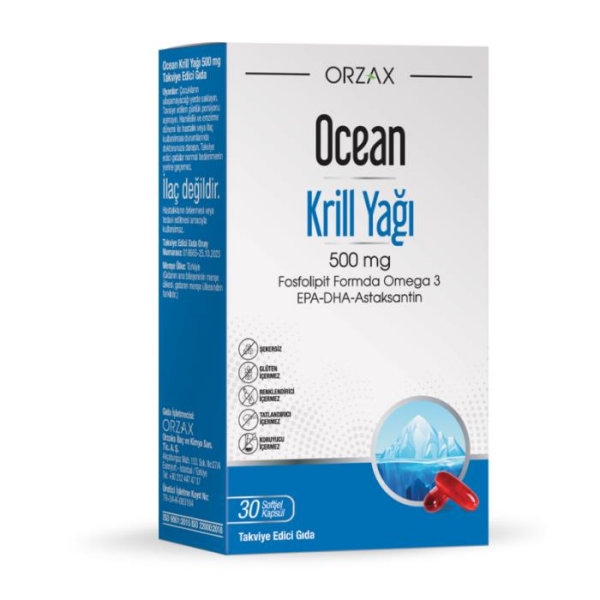 Ocean Krill Oil 30 Kapsül