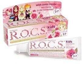 Rocs Kids 3-7 Floridsiz Diş Macunu-Gül Tadında