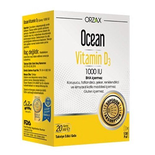 Ocean Vitamin D3 1000IU 20ML Sprey