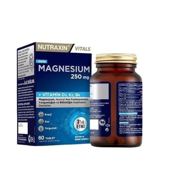 Nutraxin Magnesium Daily 250mg 60 Tablet