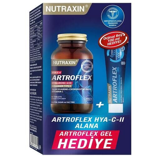 Nutraxin Artroflex Hya-C-II 90 Tablet + Extra Gel 100 ml Hediyeli