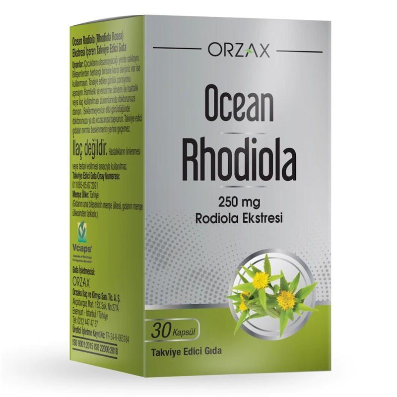 Ocean Rhodiola Kapsül 250mg 30 Kapsül