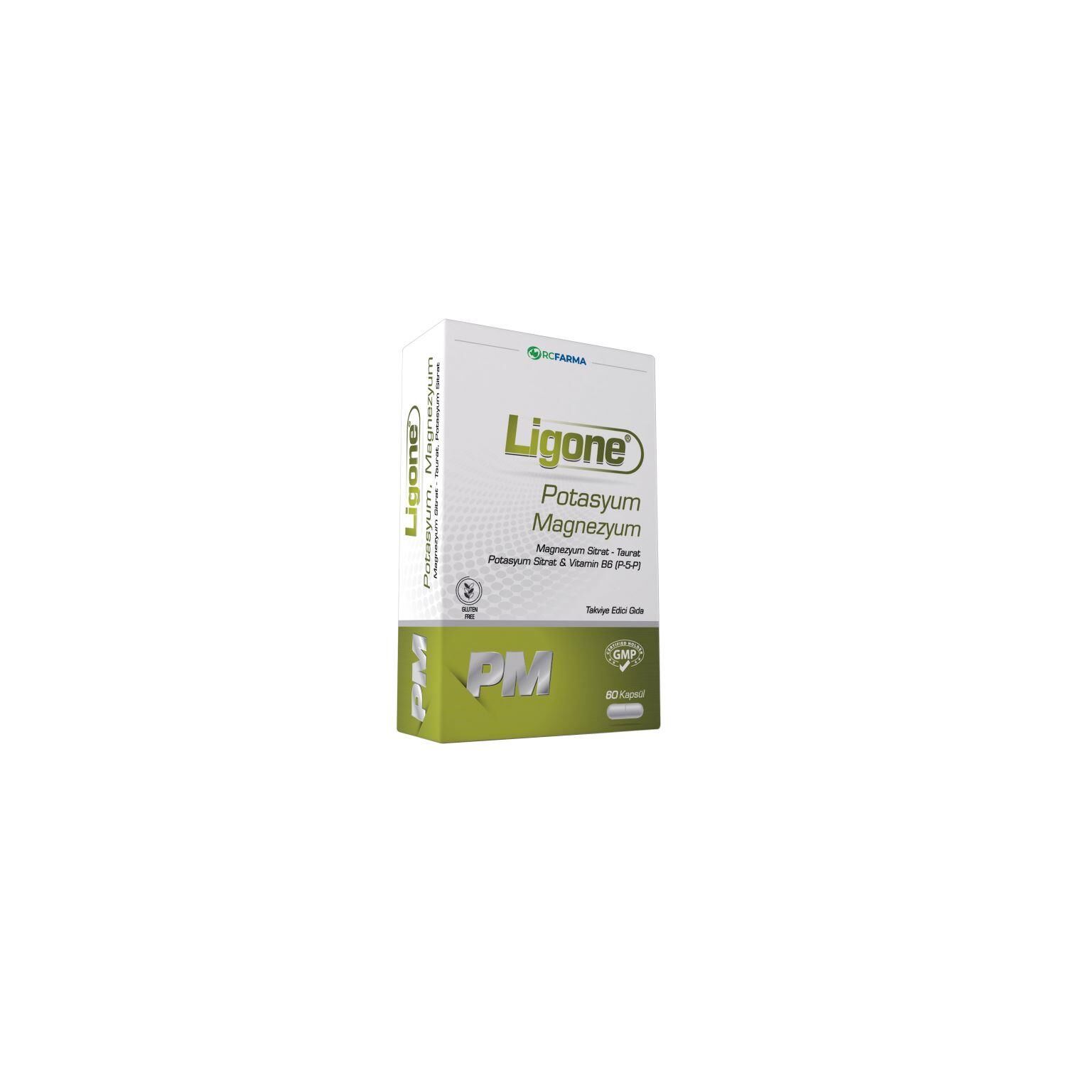 Ligone Potasyum Magnezyum 60 Kapsül