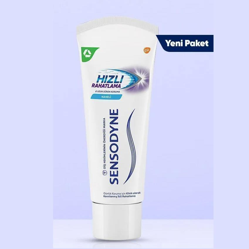 Sensodyne Hızlı Rahatlama Naneli Diş Macunu 75 ml