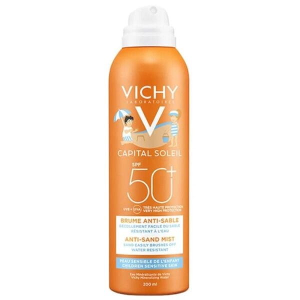 Vichy Capital Soleil Anti Sand Enfant Sprey SPF50 200ml Çocuk Spreyi YENİ