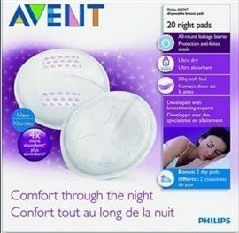 Avent Tek Kullanımlık Gece İçin Göğüs Pedi 20 li